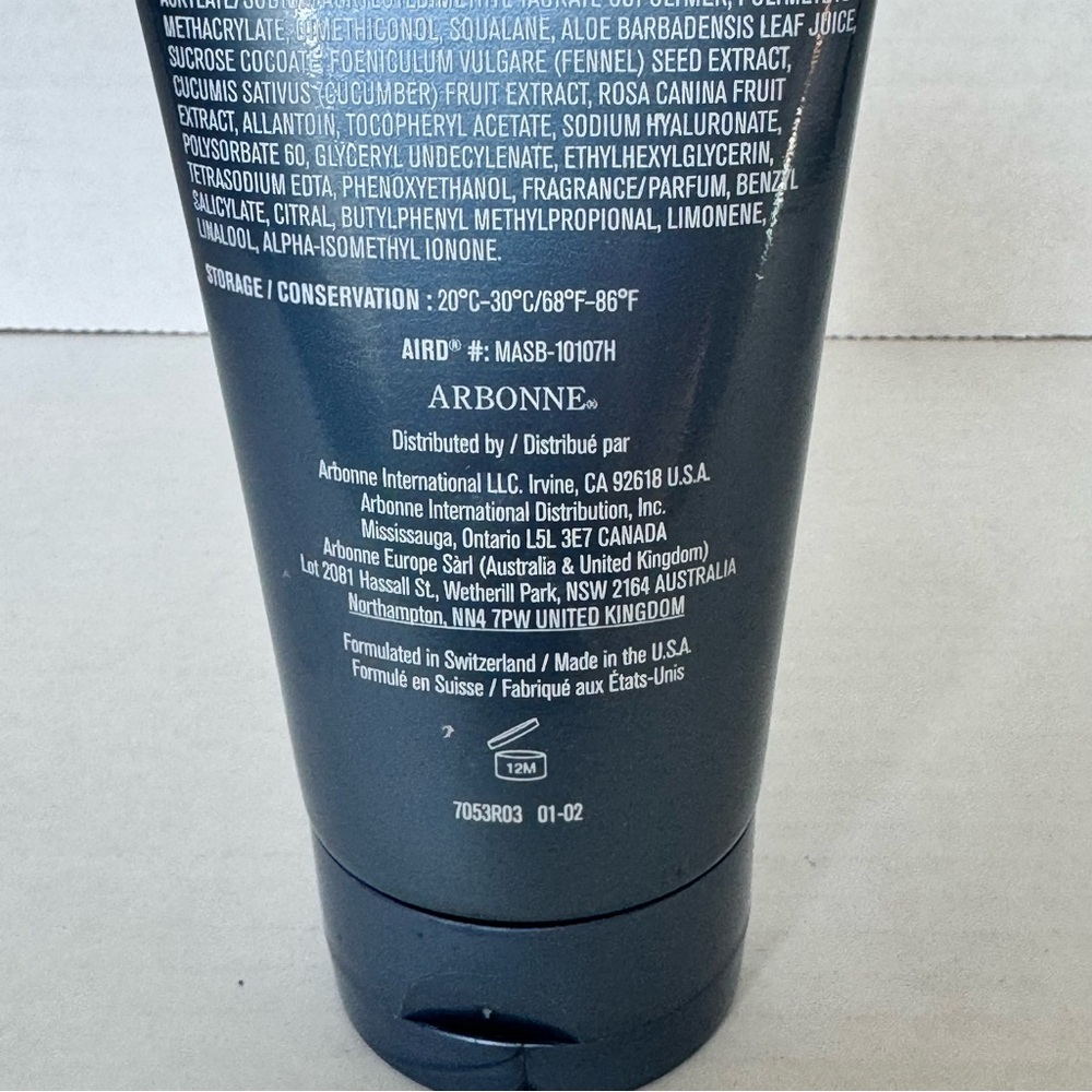 Arbonne Sky for Men After Shave Balm 5oz Mostly Full Cucumber Spearmint Soothe - Picture 5 of 7